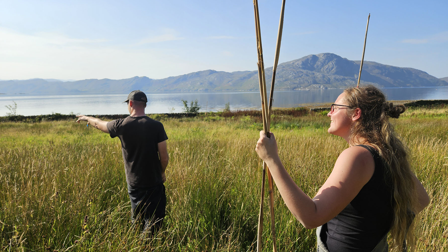 Dav Shand visits Knoydart Farm CIC